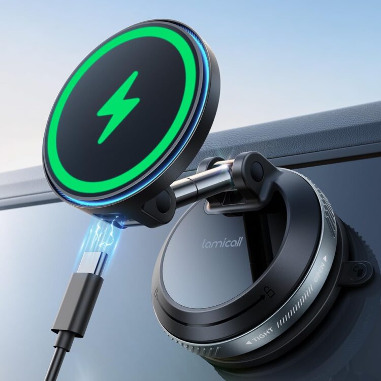 Soporte Lamicall MagSafe 15 W para coche
